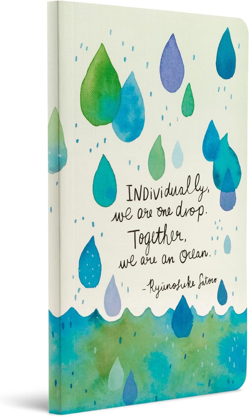 Compendium Softcover Journal - Individually, we are one drop. Together, we are an ocean. – A Write Now Journal with 128 Lined Pages, 5”W x 8”H - Image 4